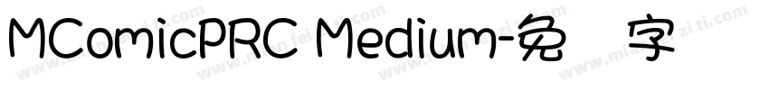 MComicPRC Medium字体转换